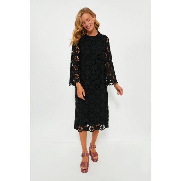 NWT Tuckernuck Noir Eyelet Hutton Dress - Picture 5 of 6